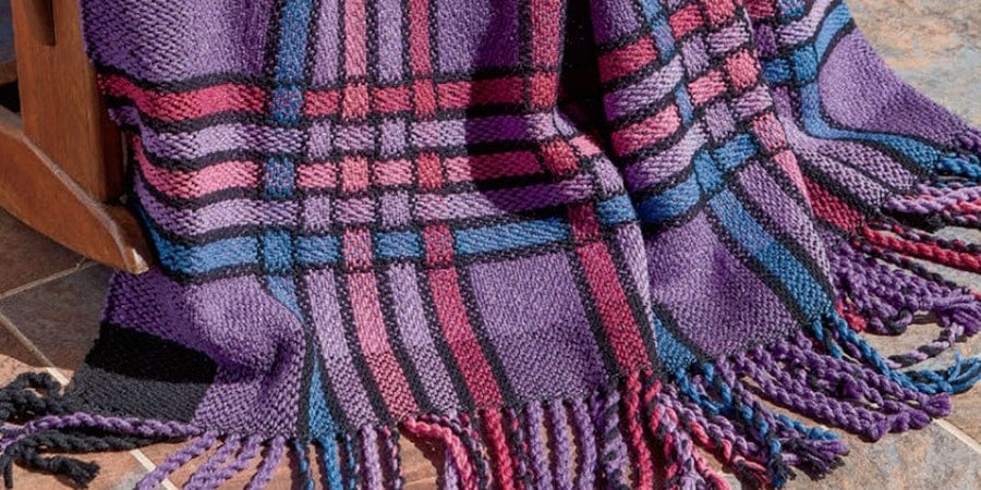 Organized Squares Throw by Lea Vennix Image