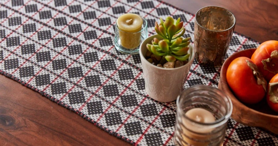 The Draft: Tied Overshot Corrected Treadling Image