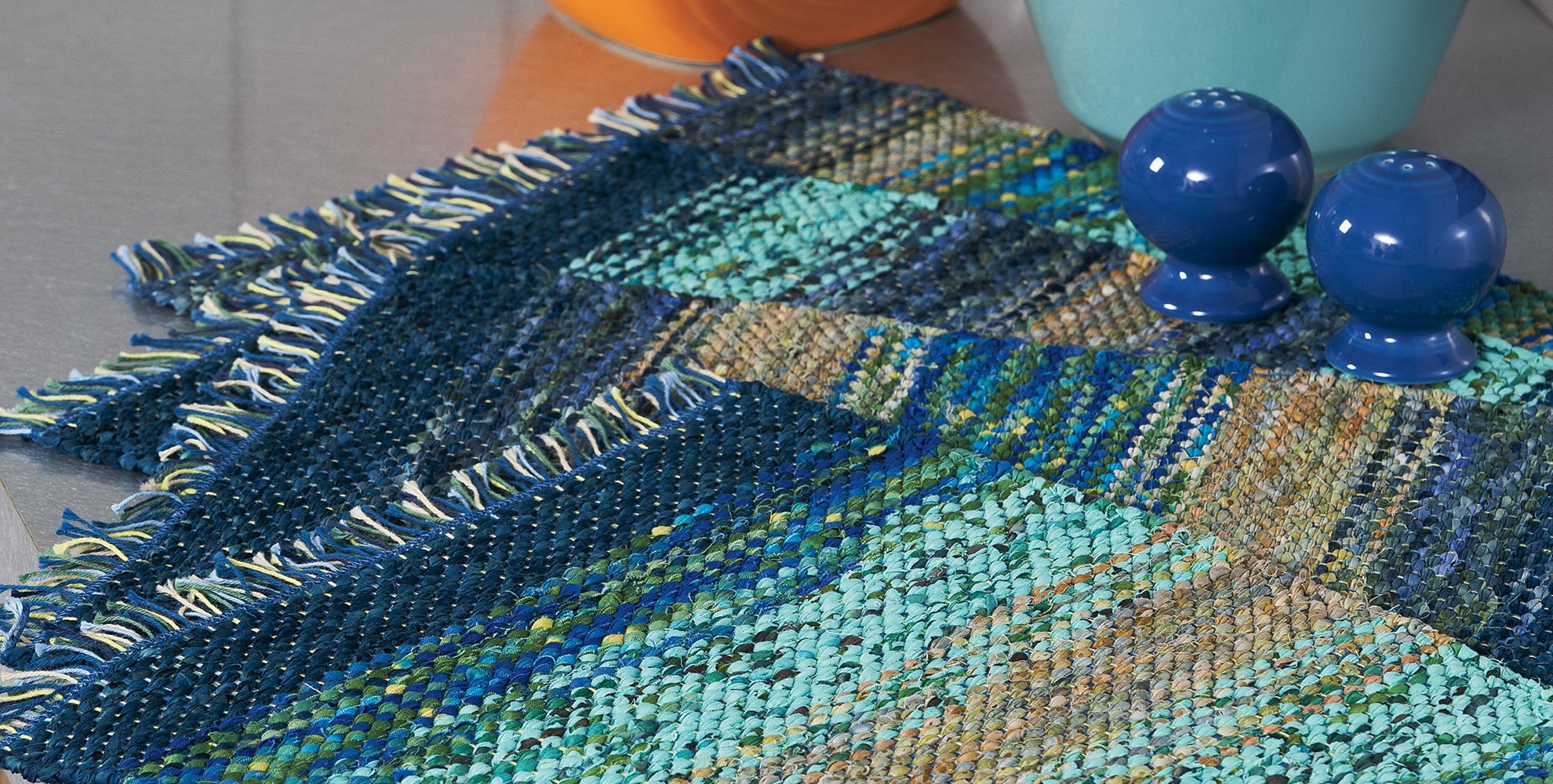 Ragtime Remix Rag Woven Placemats | Handwoven