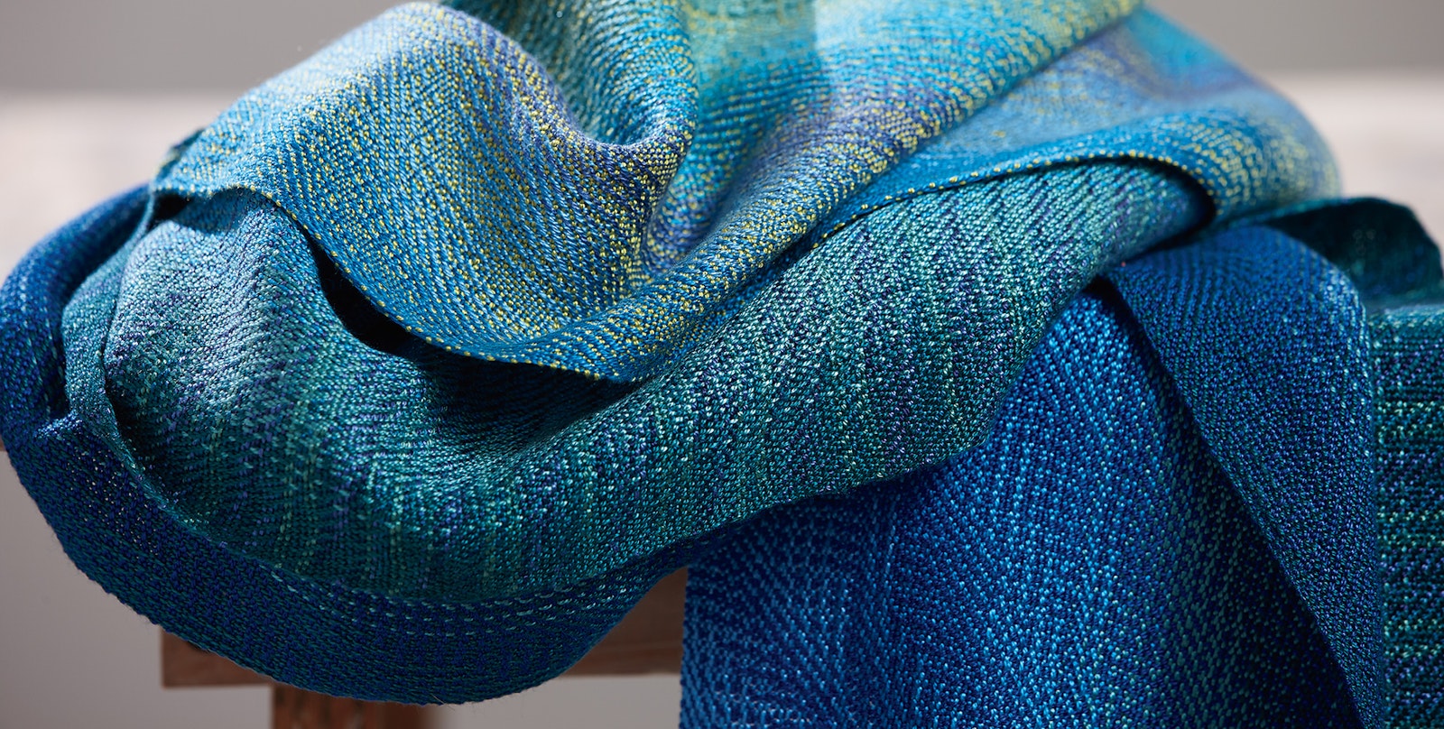Waves of Color: Advancing Twill Scarf Primary Image
