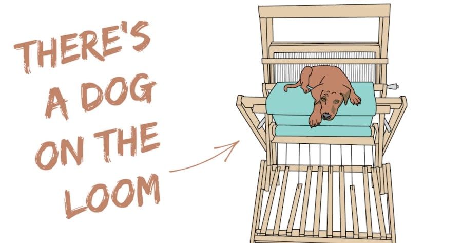 Take the Dog on the Loom for a Walk Image