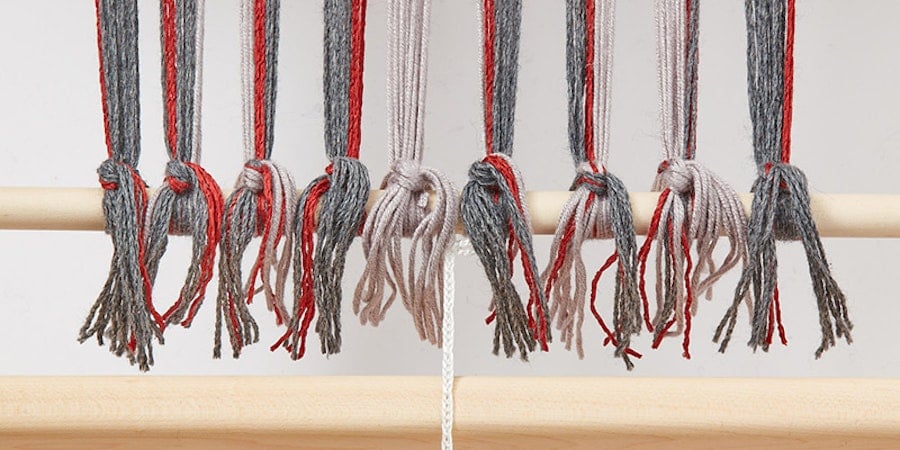 Fastening Your Warp: How to Tie onto the Front of a Loom Image