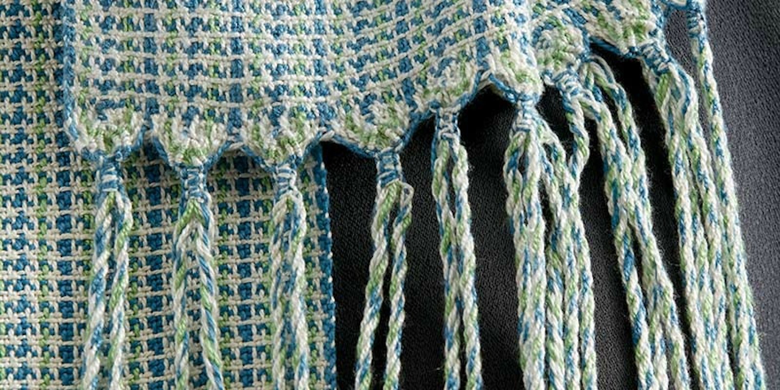 Handwoven Knotty Macramé Scarf with Free Macramé Fringe Instructions Primary Image