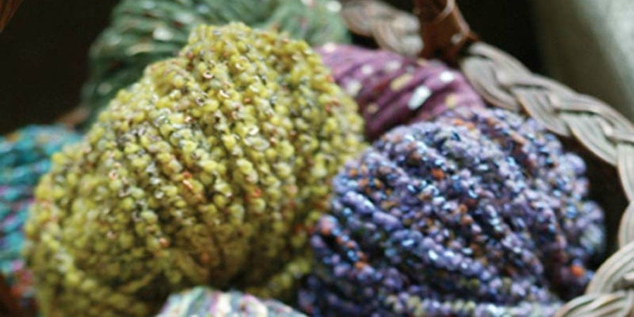 Notes From the Fell: Weaving With Novelty Yarns Image