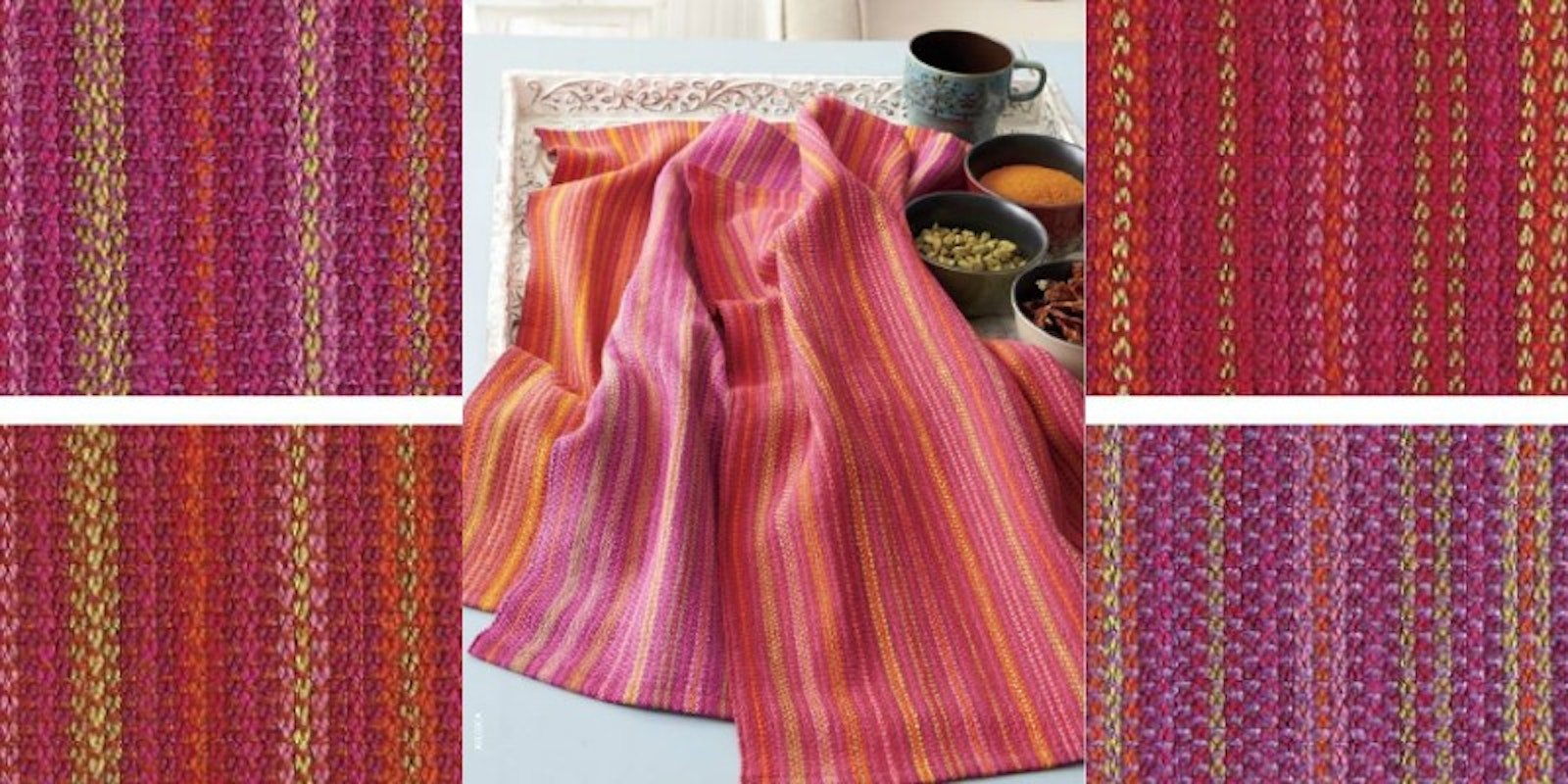 Weekend Weaving: Shades of India Towels Primary Image