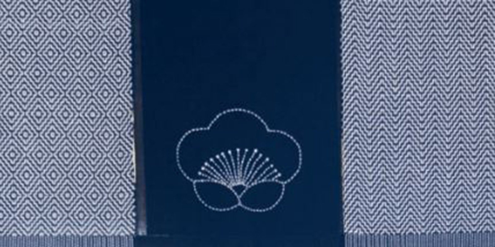 Plum Blossom Shashiko Pattern for Margaret Zeps Japanese Noren in Handowvn Primary Image