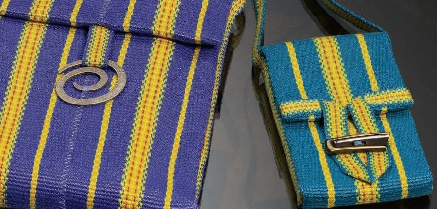 Bright and Handy Inkle Bag Phone Pouch Sewing Instructions Image