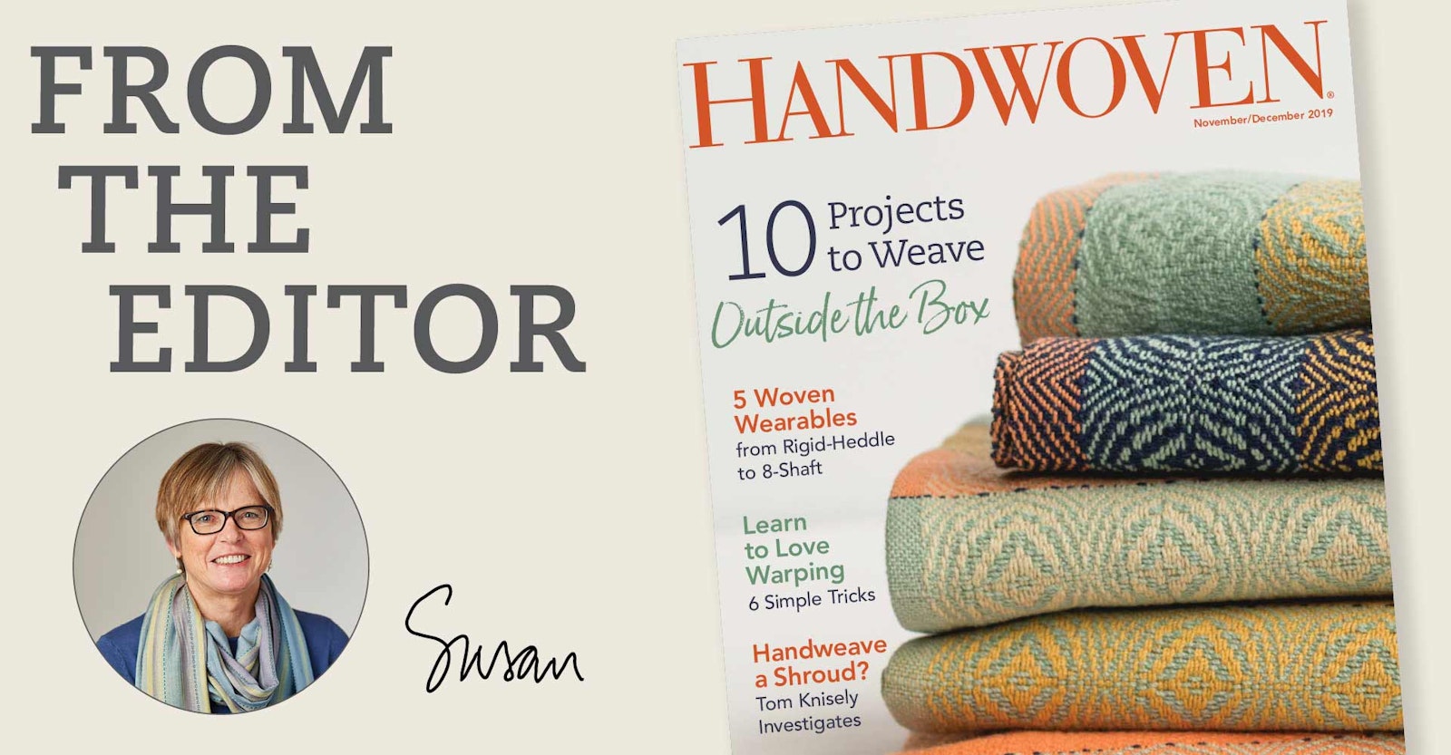 From the Editor: Handwoven November/December 2019 Primary Image