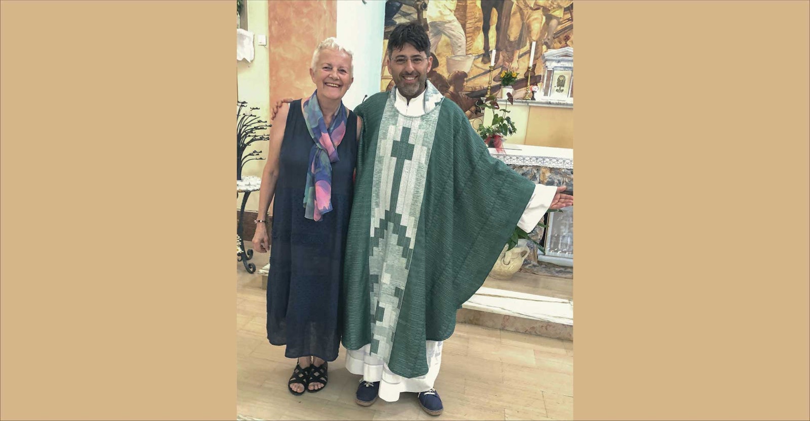 A Handwoven Chasuble and Stole to Thank a Priest Primary Image