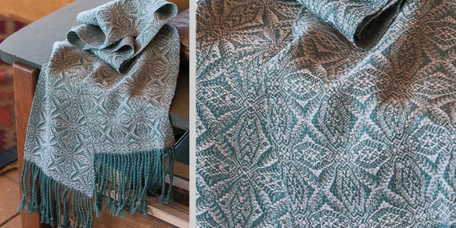 Weekend Weaving: American Snowflake Scarf Primary Image