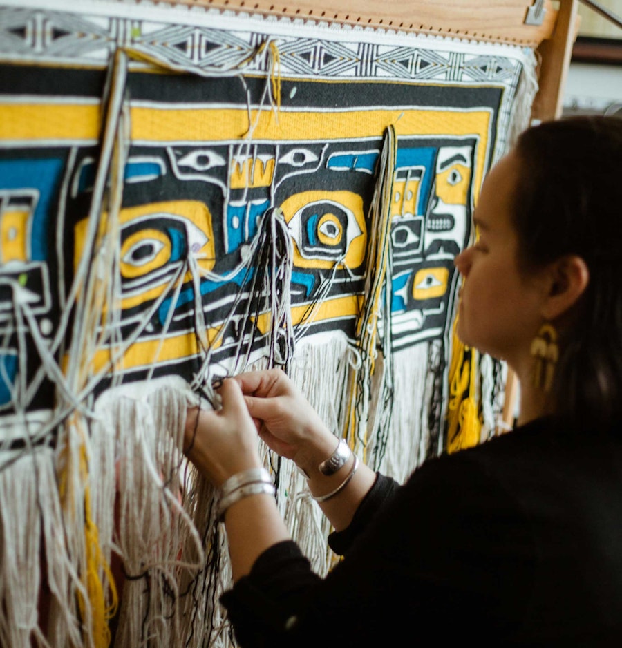 Lily Hope: Tlingit Weaver of Chilkat and Ravenstail Image