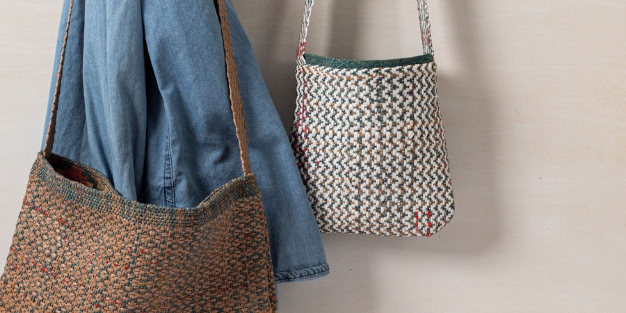 Making Plarn from Plastic Grocery Bags Image