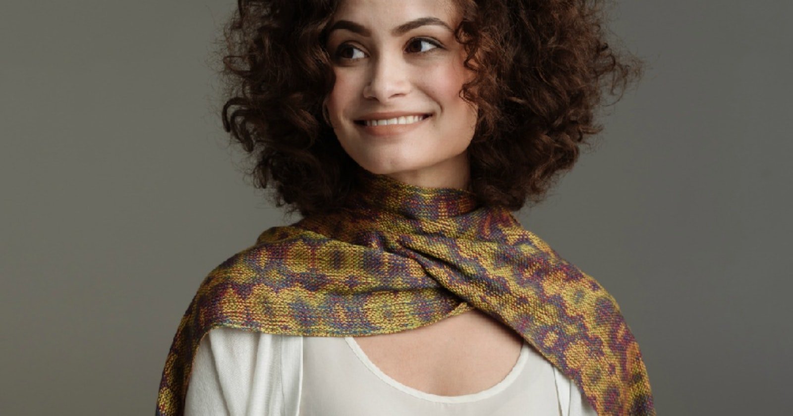 Jin Silk Scarf 8-Shaft | Handwoven