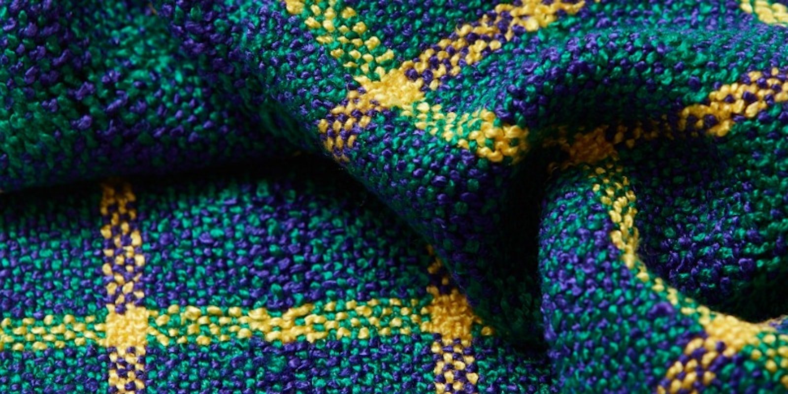 Rigid-heddle Mardi Gras Scarf Primary Image