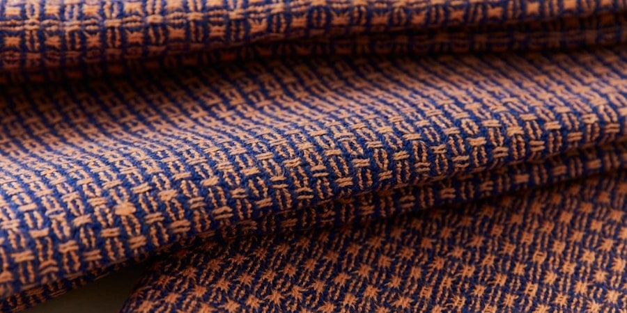 Huck Towels with Color-and-Weave Effects Image