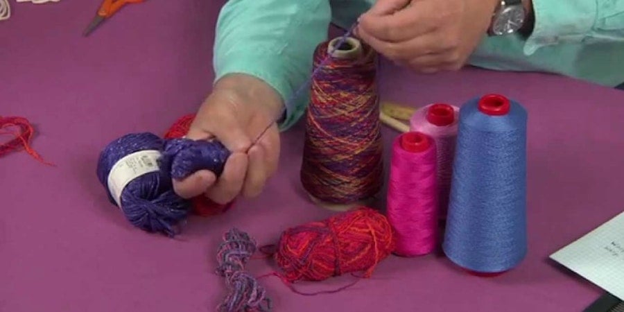 Weaving with Novelty Yarn Image