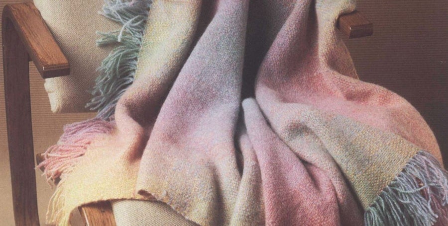 A New eBook: Blankets and Throws on Four Shafts Image