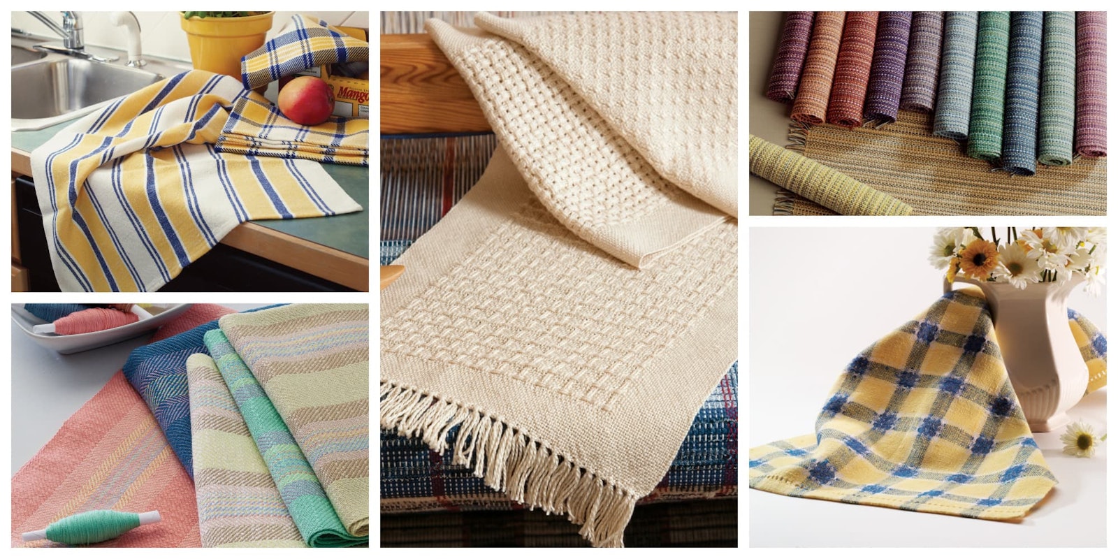 5 Fun (And Free) Weaving Projects: Handwoven Towels and Placemats Primary Image