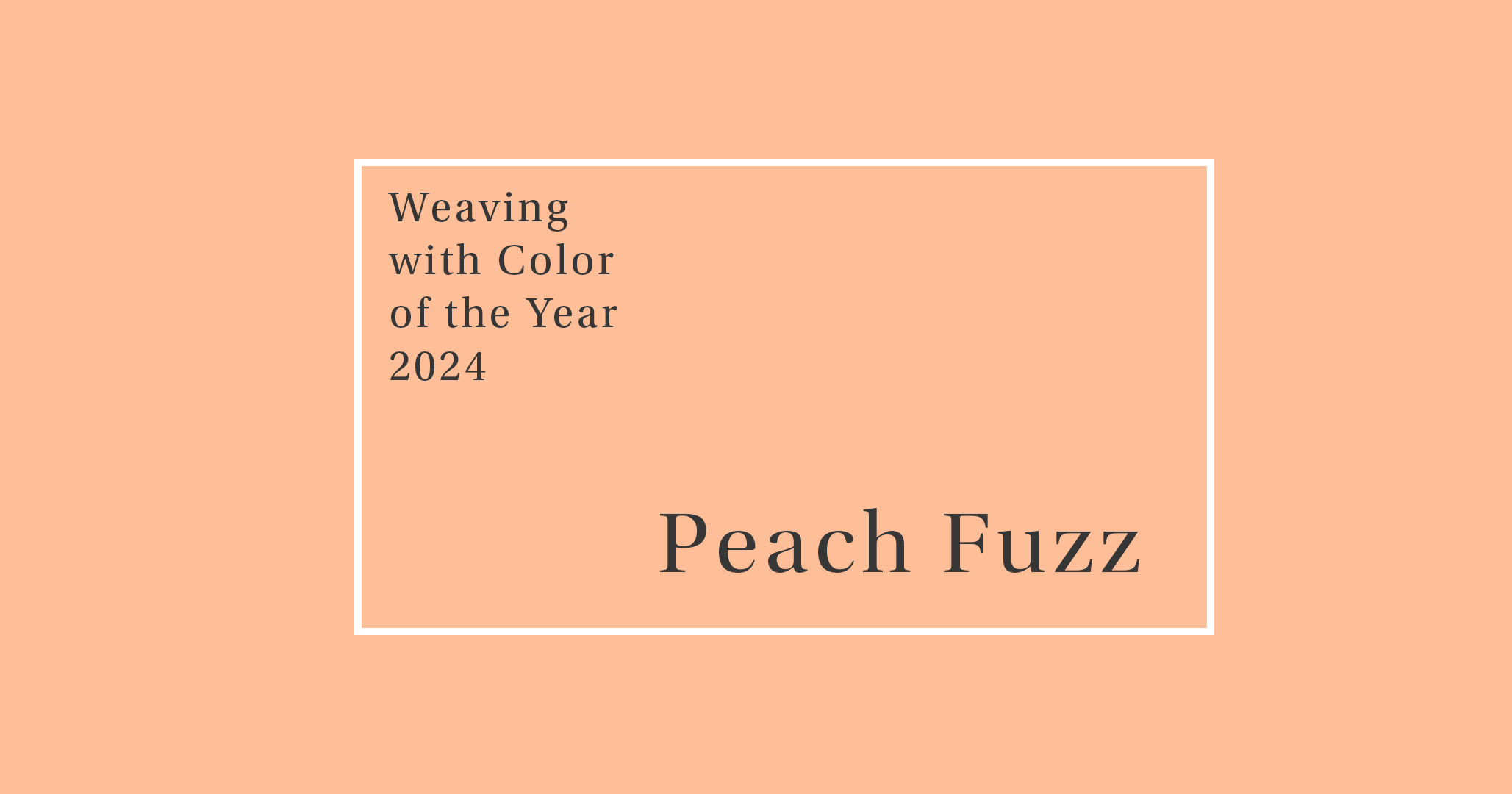 PEACHページ What's all the Fuzz About? The 2024 Color of the Year: Peach Fuzz