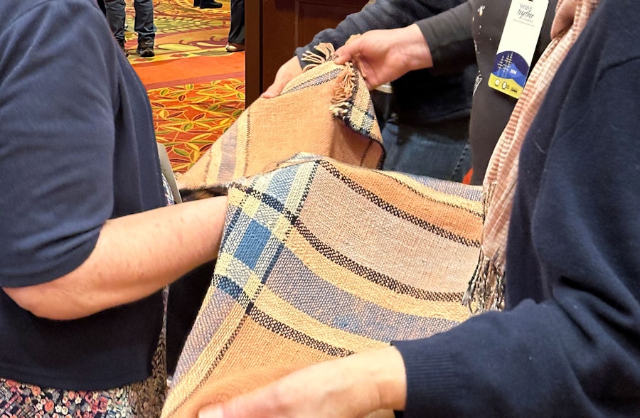 Show and Tell and a Weaver’s Handshake Image