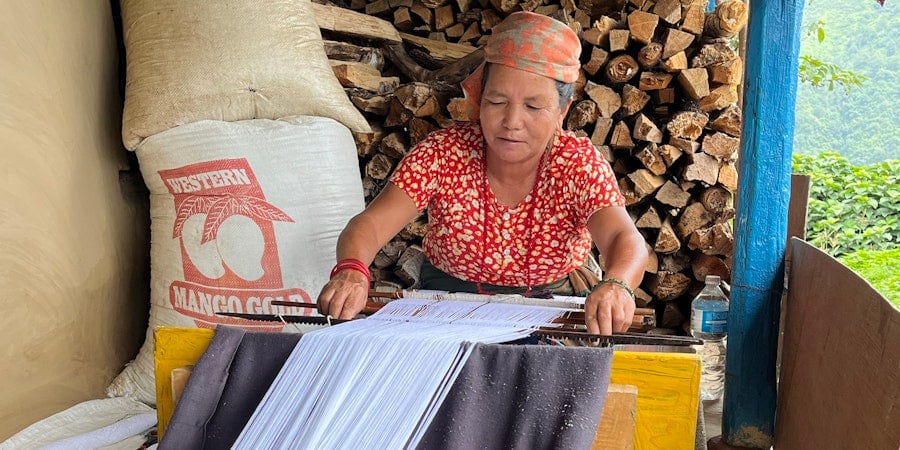 Glimpses of Traditional Weaving in Nepal Image