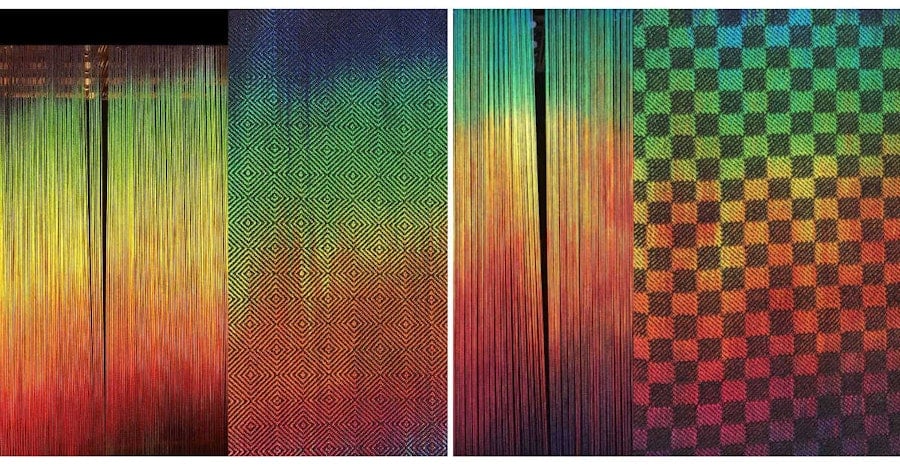 Two Rules About Color Theory in Weaving Image
