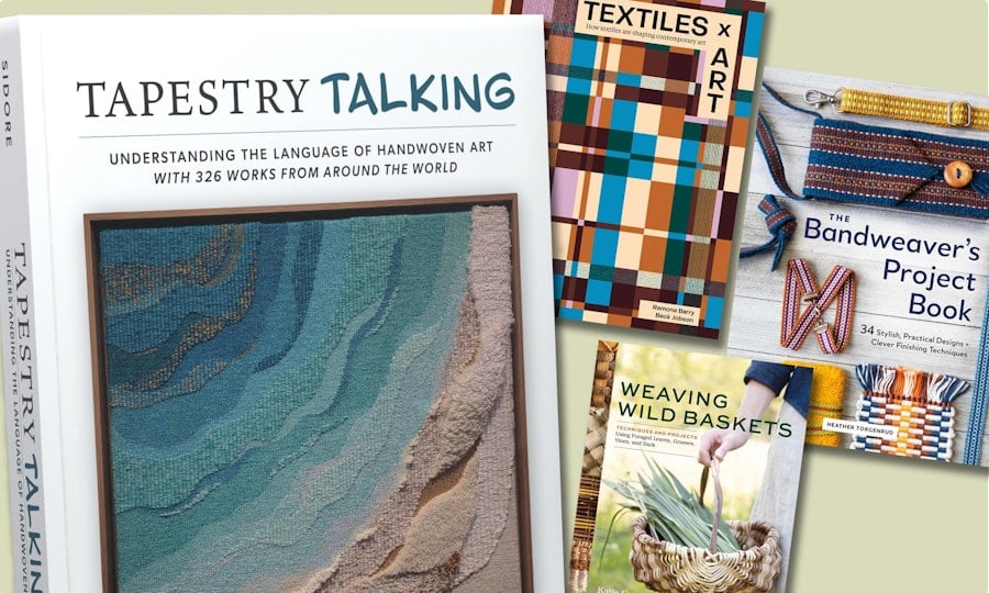 Books in Brief: Bandweaving, Tapestry, Artists at Work, and Wild Baskets Image