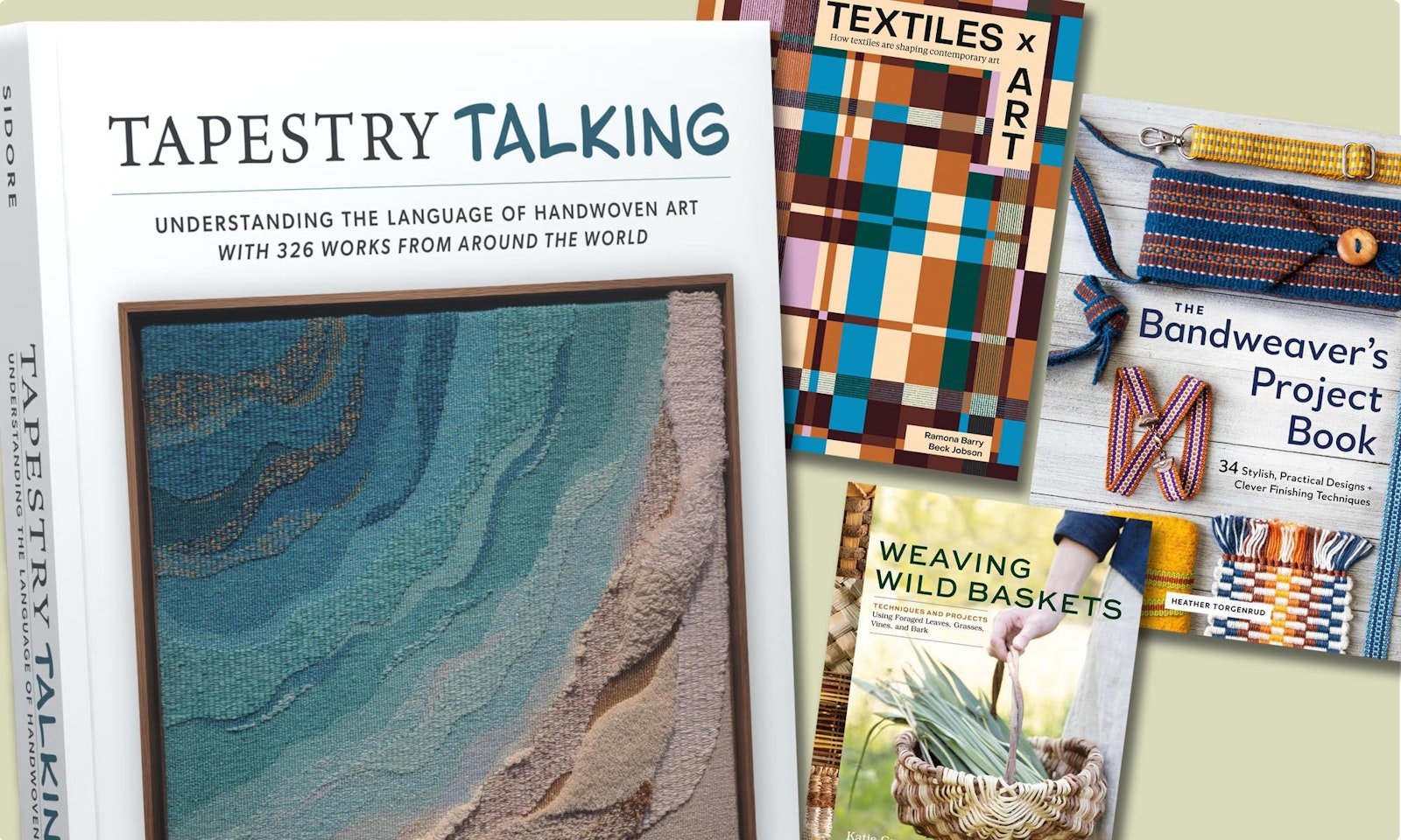 Books in Brief: Bandweaving, Tapestry, Artists at Work, and Wild Baskets Primary Image